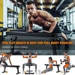 WINNOW Foldable Weight Bench for Home Workouts