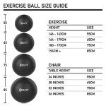 OXFIT Anti-Burst Exercise Ball with Pump