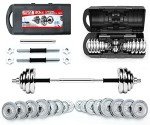 30kg Chrome Cast Iron Dumbbell Weight Set