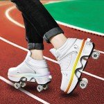 2-in-1 Sneaker and Roller Skate Shoes for All