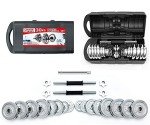 30kg Chrome Cast Iron Dumbbell Weight Set