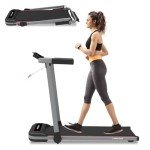 Folding Electric Treadmill with LCD & 12 Programs