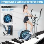 Dripex Magnetic Elliptical Cross Trainer with Pulse Monitor
