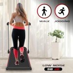 Folding Electric Treadmill with LCD & 12 Programs