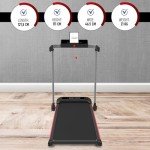 Folding Electric Treadmill with LCD & 12 Programs