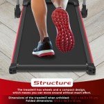 Folding Electric Treadmill with LCD & 12 Programs