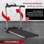 Folding Electric Treadmill with LCD & 12 Programs