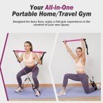ALongSong Pilates Bar Set with Resistance Bands