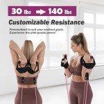 ALongSong Pilates Bar Set with Resistance Bands