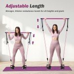 ALongSong Pilates Bar Set with Resistance Bands