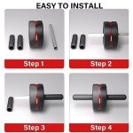 Ultra-Wide Ab Roller for Core Training