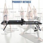 LINTRY Foldable Pilates Reformer for Home Workouts