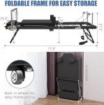 LINTRY Foldable Pilates Reformer for Home Workouts