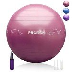 PROIRON Extra Thick Anti-Burst Exercise Ball with Pump