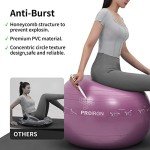 PROIRON Extra Thick Anti-Burst Exercise Ball with Pump