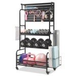 Lauren&Harold Adjustable Dumbbell Storage Rack