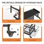 Lauren&Harold Adjustable Dumbbell Storage Rack