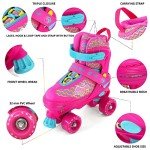 Adjustable Pink Roller Skates for Kids