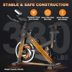 Kitopa Estacionaria de Ciclismo con Monitor LCD