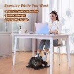 MERACH Electric Under Desk Elliptical for Home