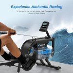 MERACH Water Rowing Machine for Home Fitness
