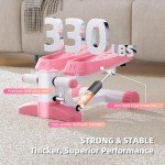 Mytrix Pink Mini Stepper with Resistance Bands