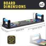 12-in-1 Portable Push-Up Board for Home Fitness