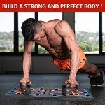 FACAIO Foldable Push-Up Board for Home Workouts