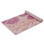 Gaiam Bohemian Rose Non-Slip Yoga Mat 4mm