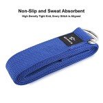 Adjustable Cotton Yoga Strap for Stretching (1.8M)