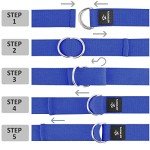 Adjustable Cotton Yoga Strap for Stretching (1.8M)