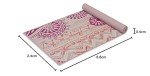 Gaiam Bohemian Rose Non-Slip Yoga Mat 4mm