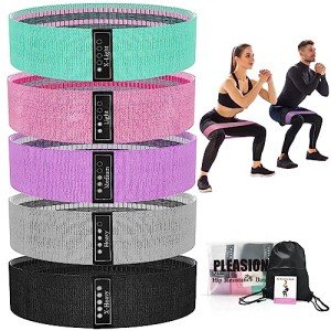 Fabric Resistance Bands Set for Home Workouts