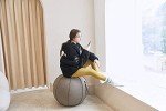 65 cm Yoga Ball Chair with Cover and Pump