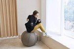 65 cm Yoga Ball Chair with Cover and Pump