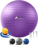65cm Anti-Burst Gym Ball with Pump for Stability