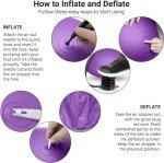 65cm Anti-Burst Gym Ball with Pump for Stability