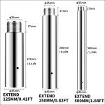 Pole Dancing Extension - 500mm Chrome Connector