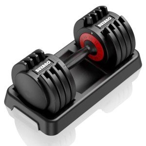 Adjustable 55LB Dumbbell for Home Gym Workouts