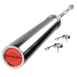 Strongway 20 kg Olympic Barbell - Chrome Finish
