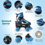 Adjustable Light-Up Roller Skates for Kids