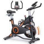 Indoor Exercise Bike with Magnetic Resistance & Monitor