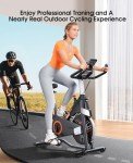Indoor Exercise Bike with Magnetic Resistance & Monitor