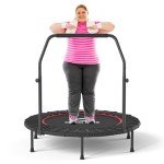 CLORIS 40" Portable Fitness Trampoline with Handle