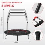 CLORIS 40" Portable Fitness Trampoline with Handle
