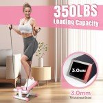 Adjustable Resistance Mini Steppers for Home Workouts
