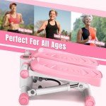 Adjustable Resistance Mini Steppers for Home Workouts