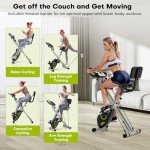 Wenoker Folding Exercise Bike with Magnetic Resistance