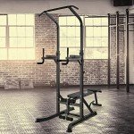 Multi-Function Pull-Up Station with Weight Bench