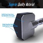 Balelinko 10 LBS Rubber Coated Dumbbell Set